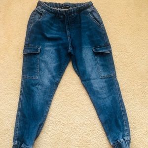 Cargo Dark Blue Jeans